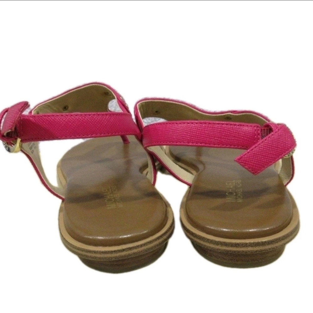Michael Kors Vibrant Pink Thong Sandals - Picture 2 of 5
